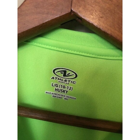 Athletic Works Boys Size Large Husky Graphic Tee Short Sleeve Moisture Wicking - Picture 3 of 3